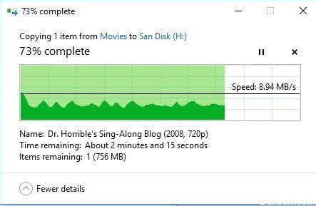 Slower Transfer Speeds of Booting from USB Windows 7
